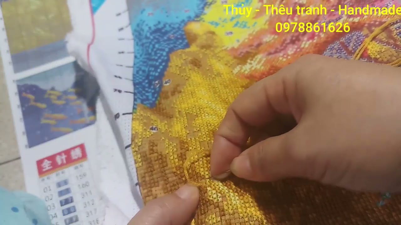 Hướng dẫn thợ thêu đúng yêu cầu khi nhận thêu tranh chữ thập