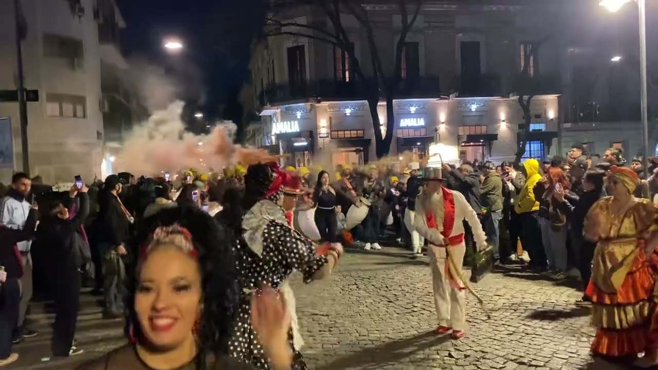 🔴⚫️Llamada de la niñez🟠🟡 23/08/25 🔥La Candela de San Telmo🔥 parte.2 #candombe #uruguay