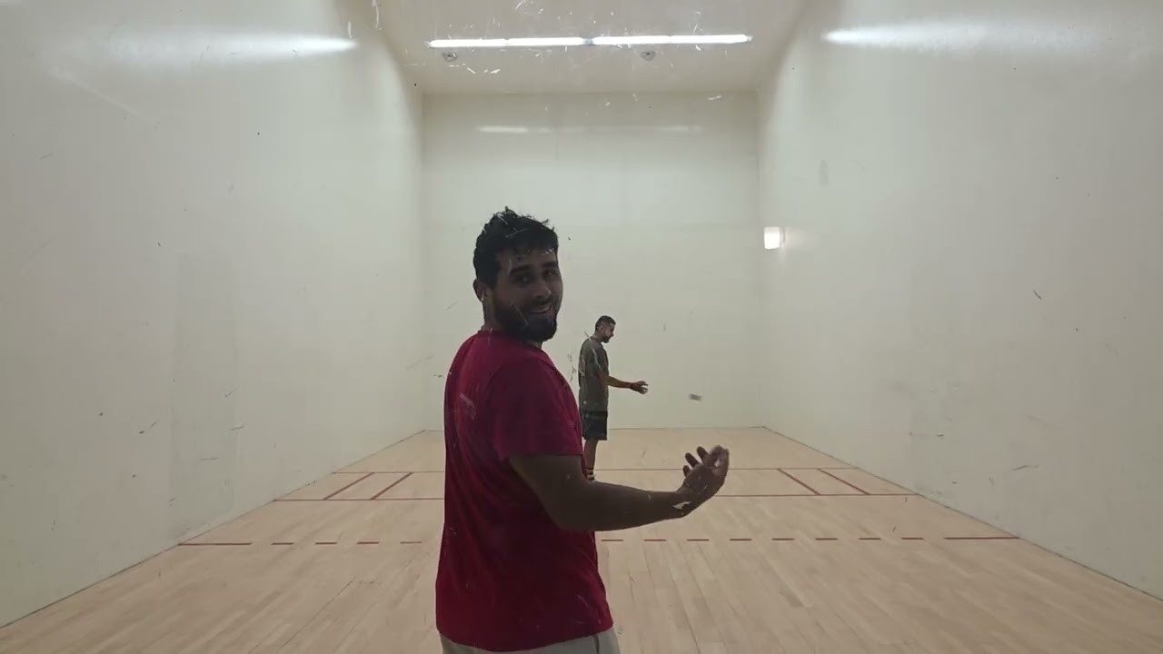 Abe VS Manuel #wallball #handball