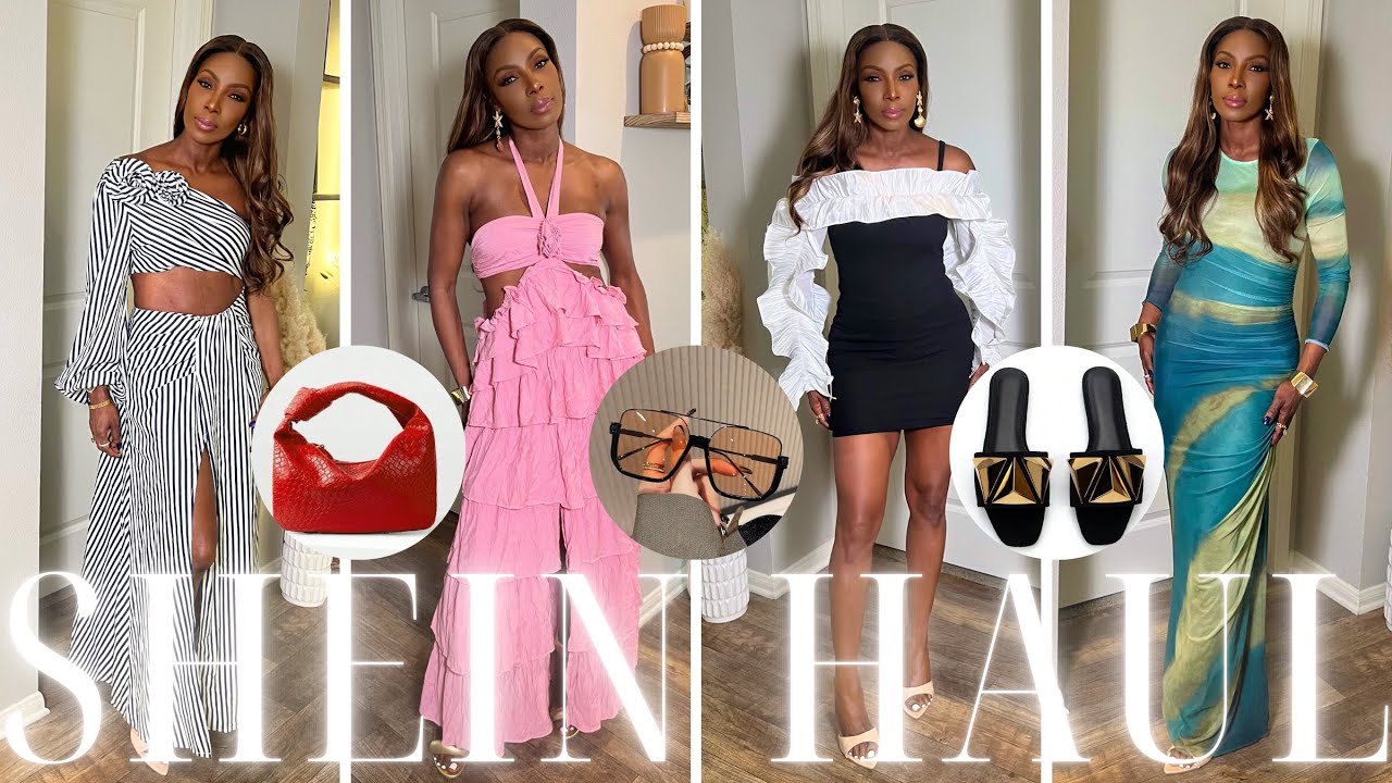 HUGE SHEIN SPRING SUMMER HAUL 2024 | Classy & Vacay Dresses, Shoes, Jewelry & Purses #SHEINforall