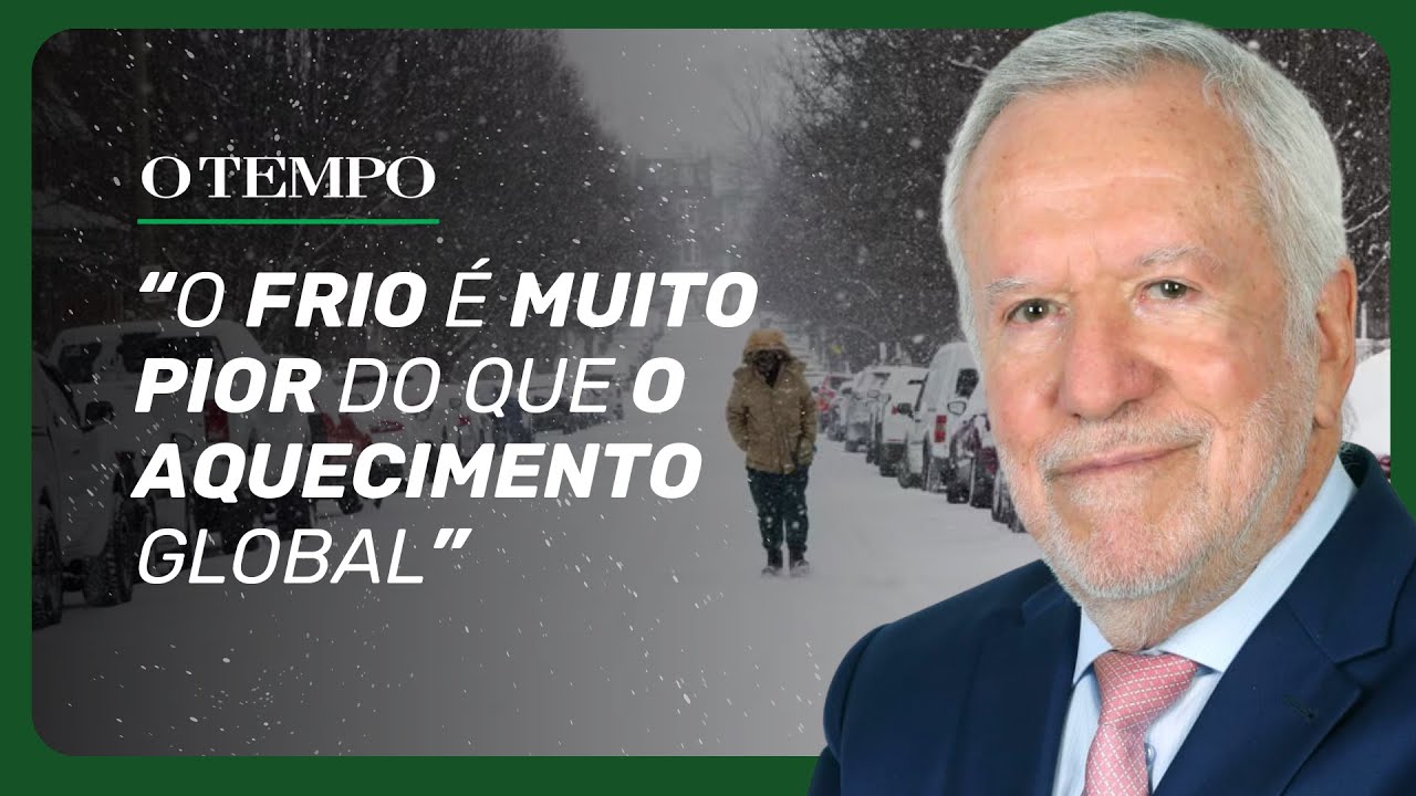 Nevascas históricas e a tentativa de assustar o mundo com o aquecimento global | Alexandre Garcia