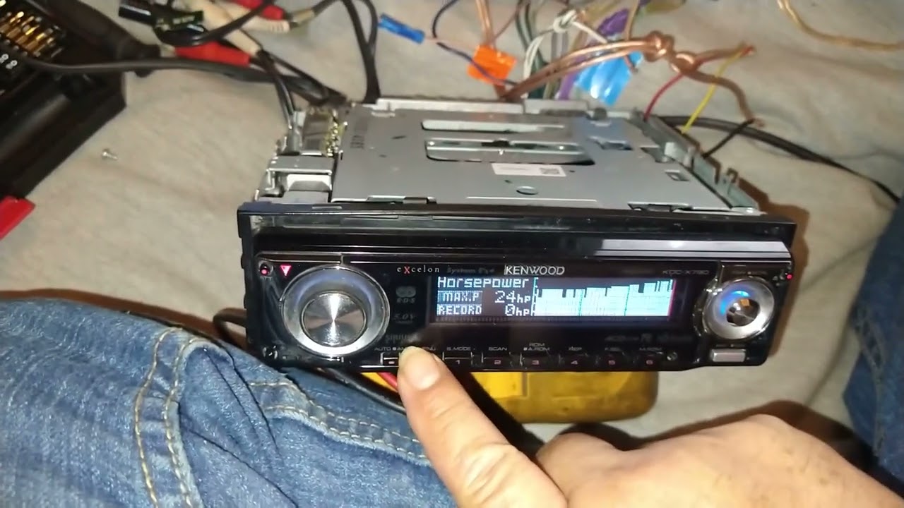 KENWOOD KDC-X790 No Acepta El CD.