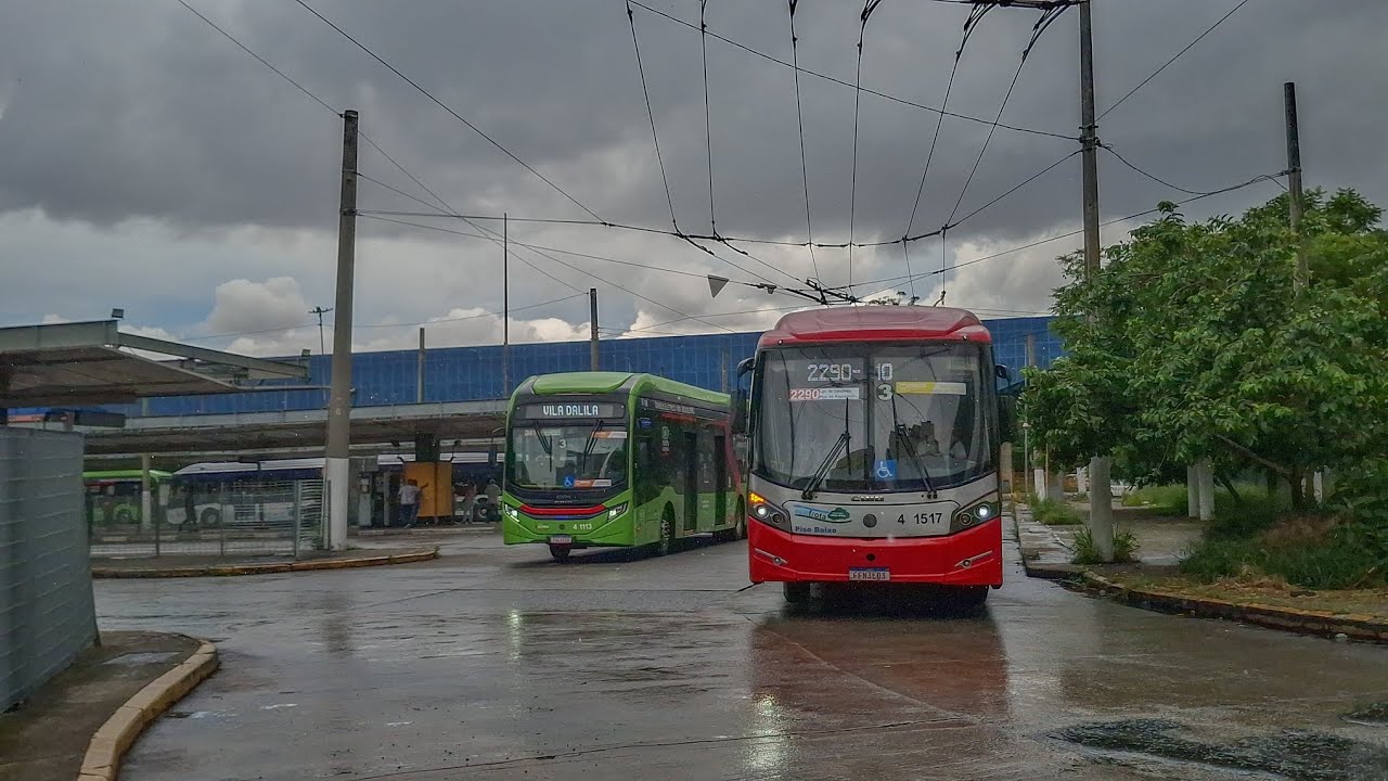 Ônibus | Terminal Parque Dom Pedro II - Movimentação de Ônibus (Vídeo 6)