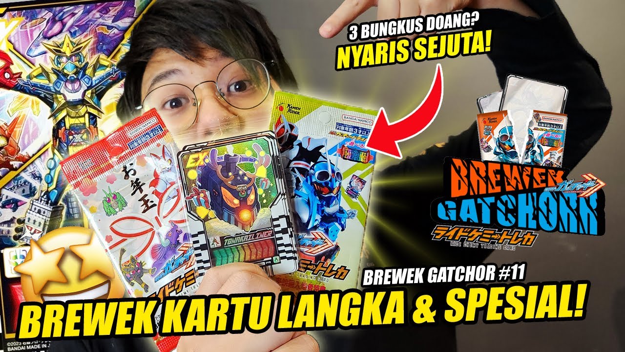 NYARIS SEJUTA 3 BUNGKUS DOANG?! ADA KARTU SPECIAL & LANGKA DISINI! 🤩🔥 - BREWEK GATCHOR #11