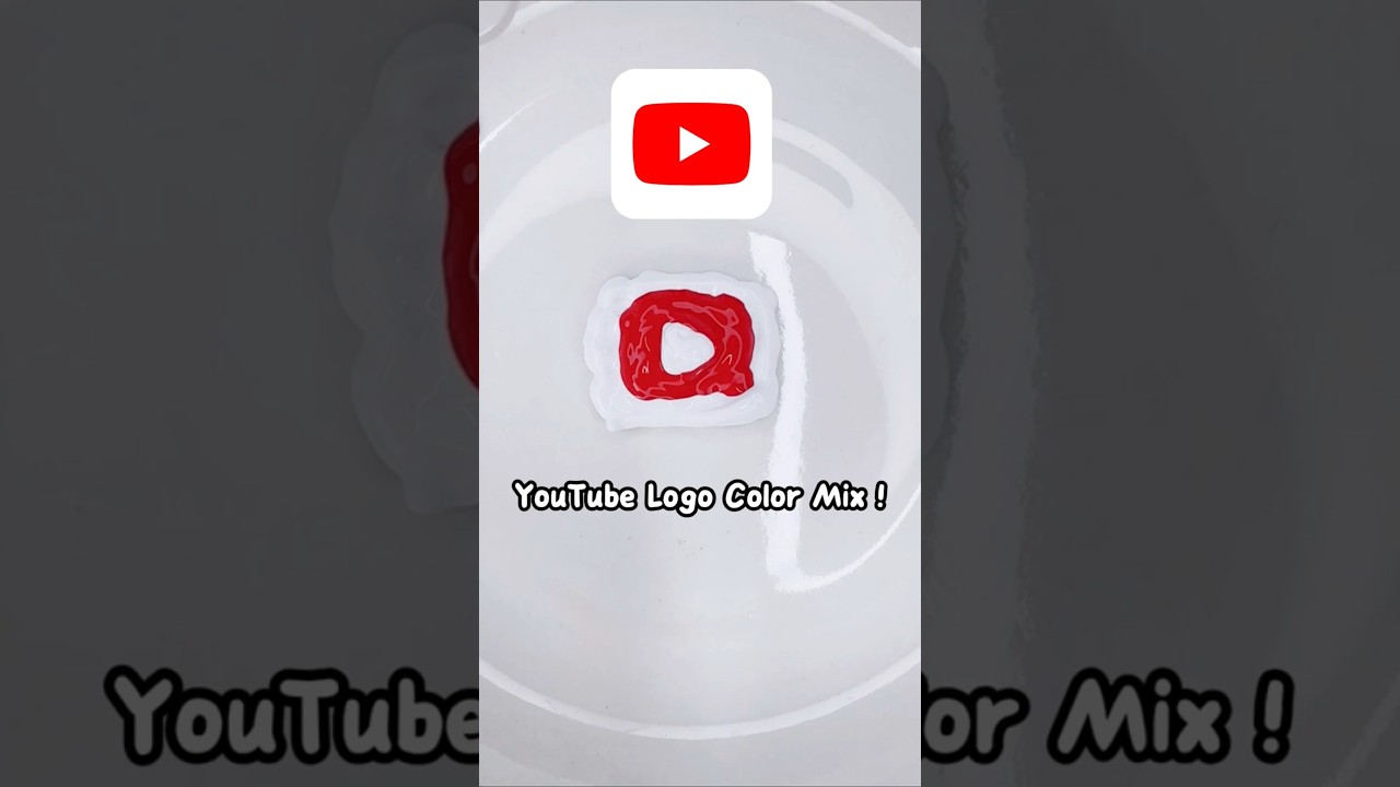 Guess what color YouTube is？#colors#colormixing#satisfyingart#guessthecolor#Shorts