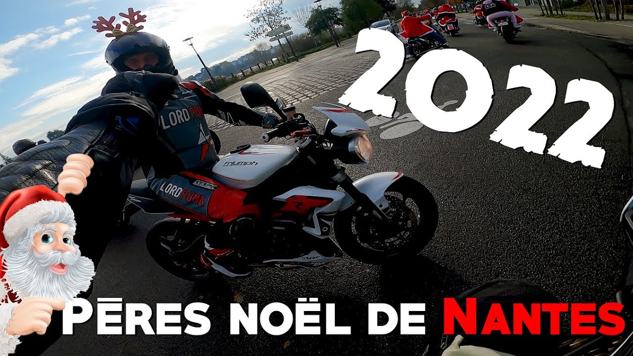 Je CHECK 🤜🤛 @LordPuma lors de la balade des Pères Noël de Nantes | SECURITE MOTO 🎅