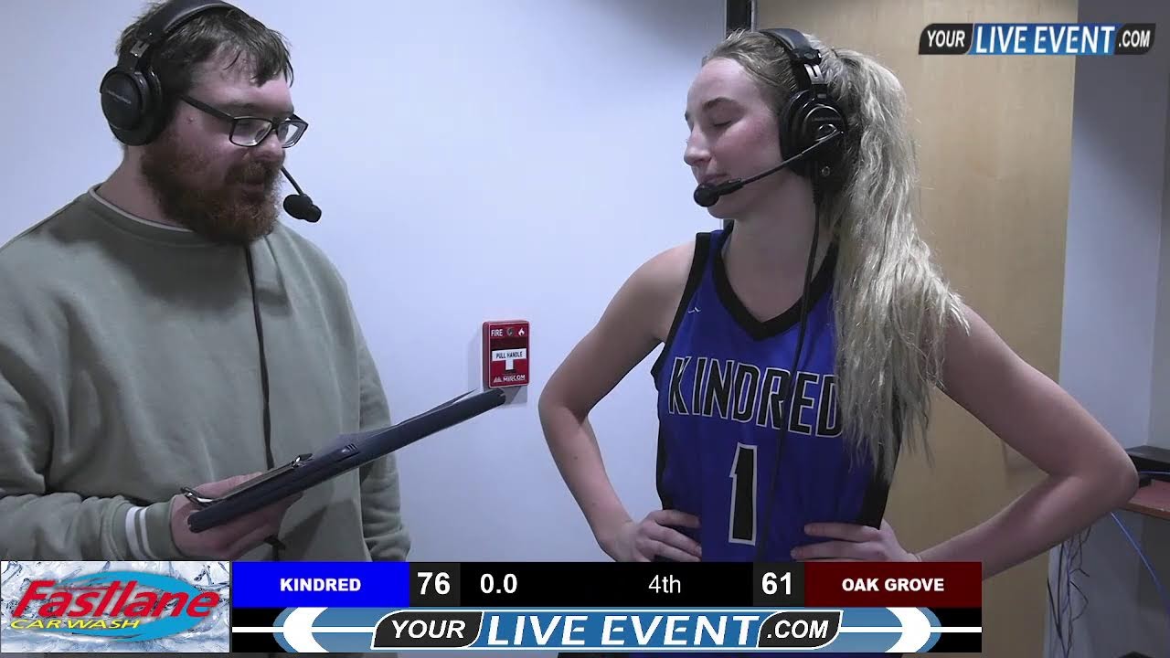 Kindred vs Oak Grove - North Dakota High School Girls Basketball