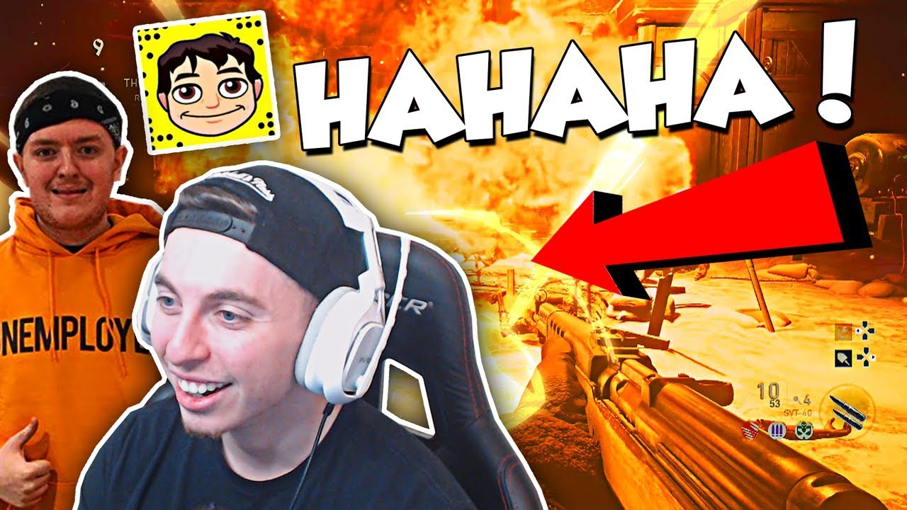 THE FUNNIEST ZOMBIES SQUAD! ft. Nudah, Crude (COD WW2 ZOMBIES)