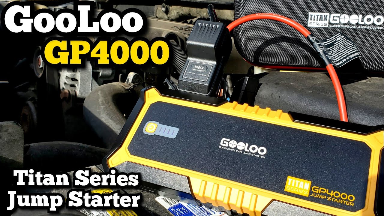 Get this JUMP STARTER for your dead battery!    GooLoo GP4000 Titan Series.  A must have tool.