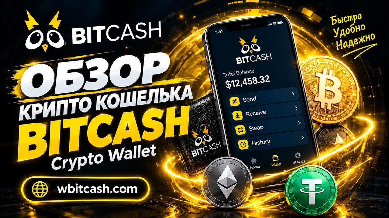 Обзор Крипто Кошелька BITCASH / Crypto Wallet