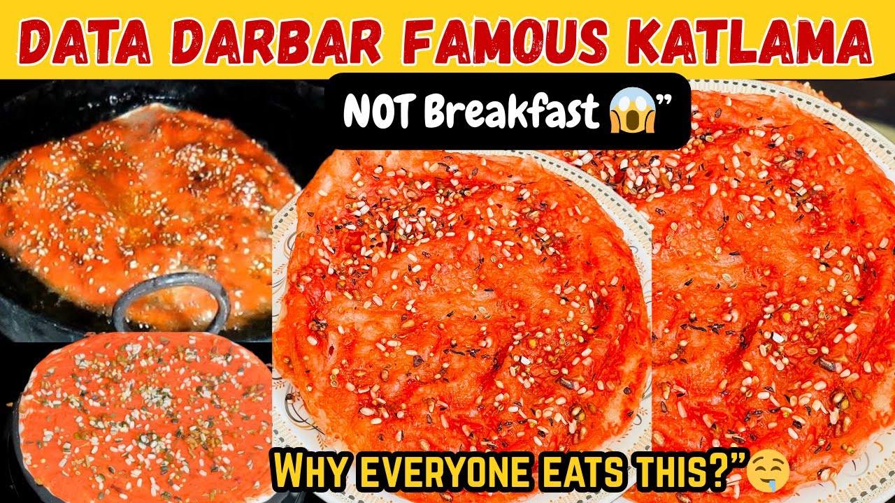 Lahori Katlama |DeepFried Desi Pizza | Katlama Recipe | LahoreStreet Food