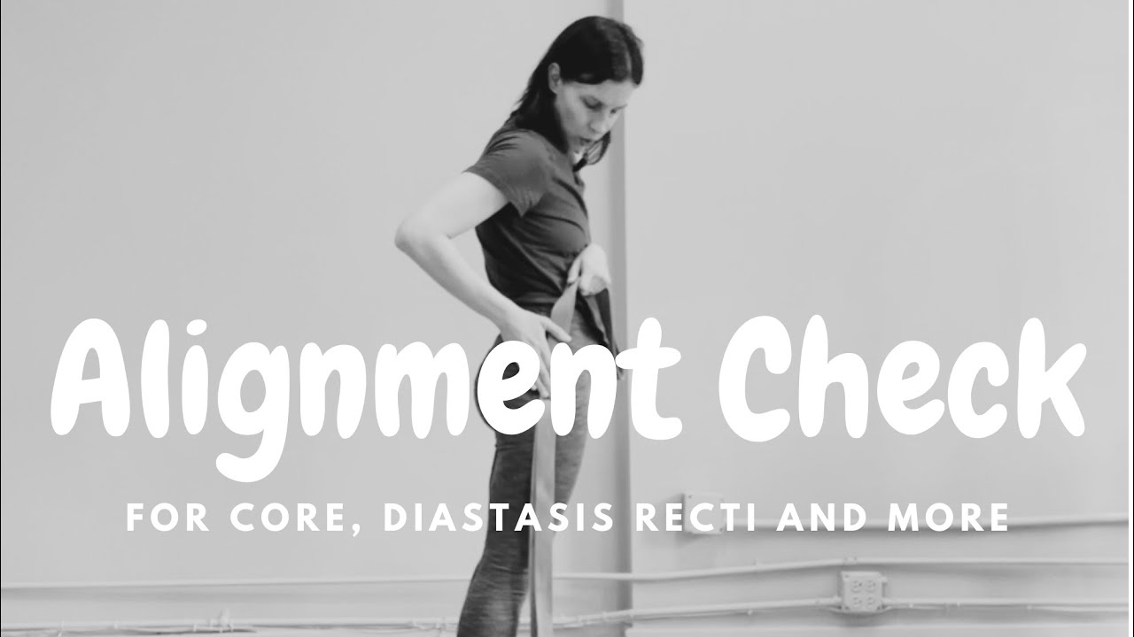 Alignment Check from “Diastasis Recti” by Katy Bowman
