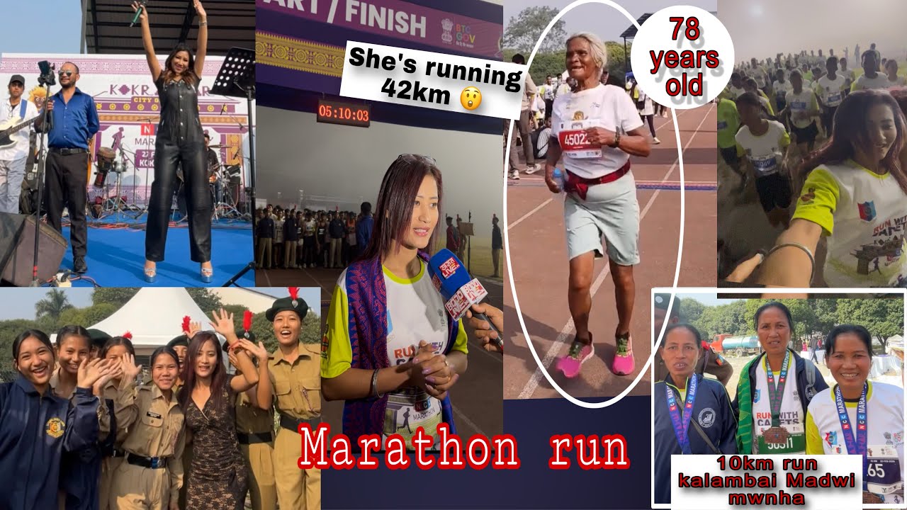 NCC Marathon run🏃🏃‍♀️/ Kokrajhar SAI stadium!Ringki brahma!