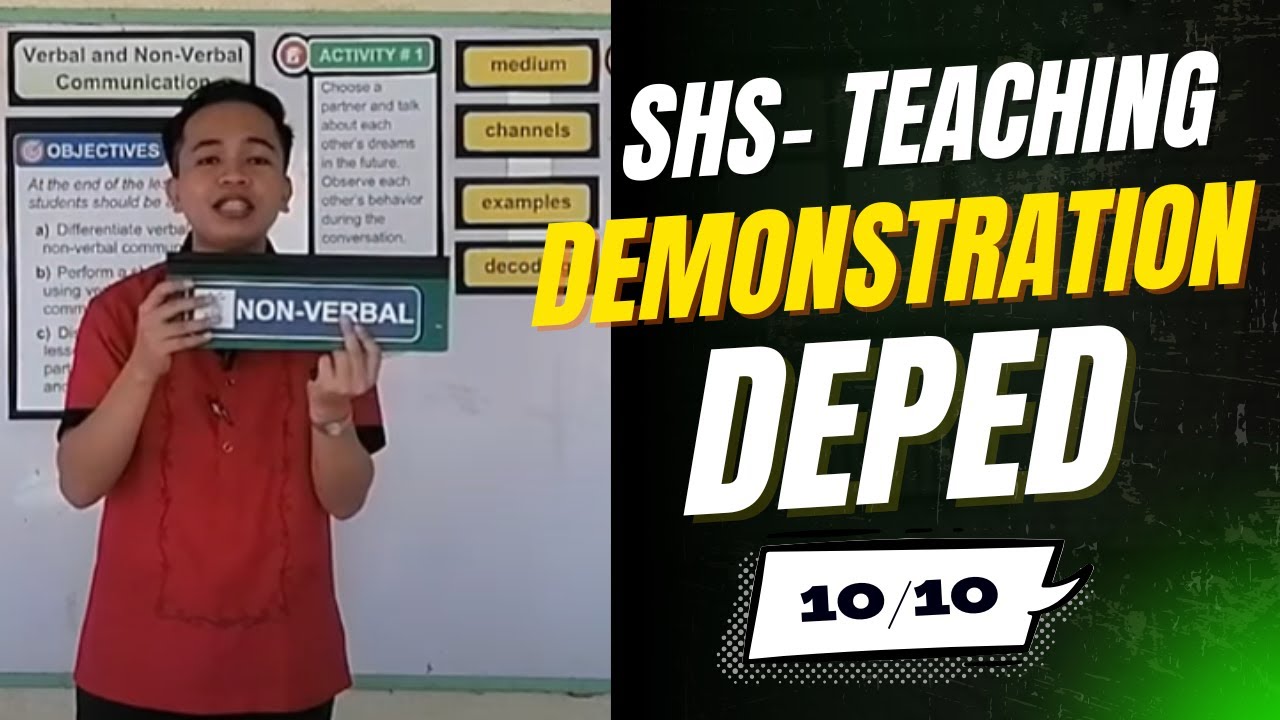 SHS Teaching Demo for DepEd Ranking 2022 by Louie Johnson P. Bastasa