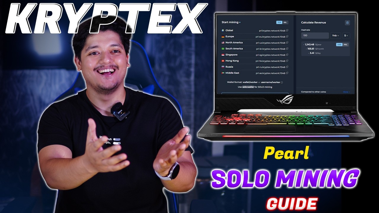 1 Block = 2637.66 $PRL 🤑 - Pearl Coin SOLO Mining With Laptop & PC 🚀  - Kryptex PRL SOLO Mine Guide