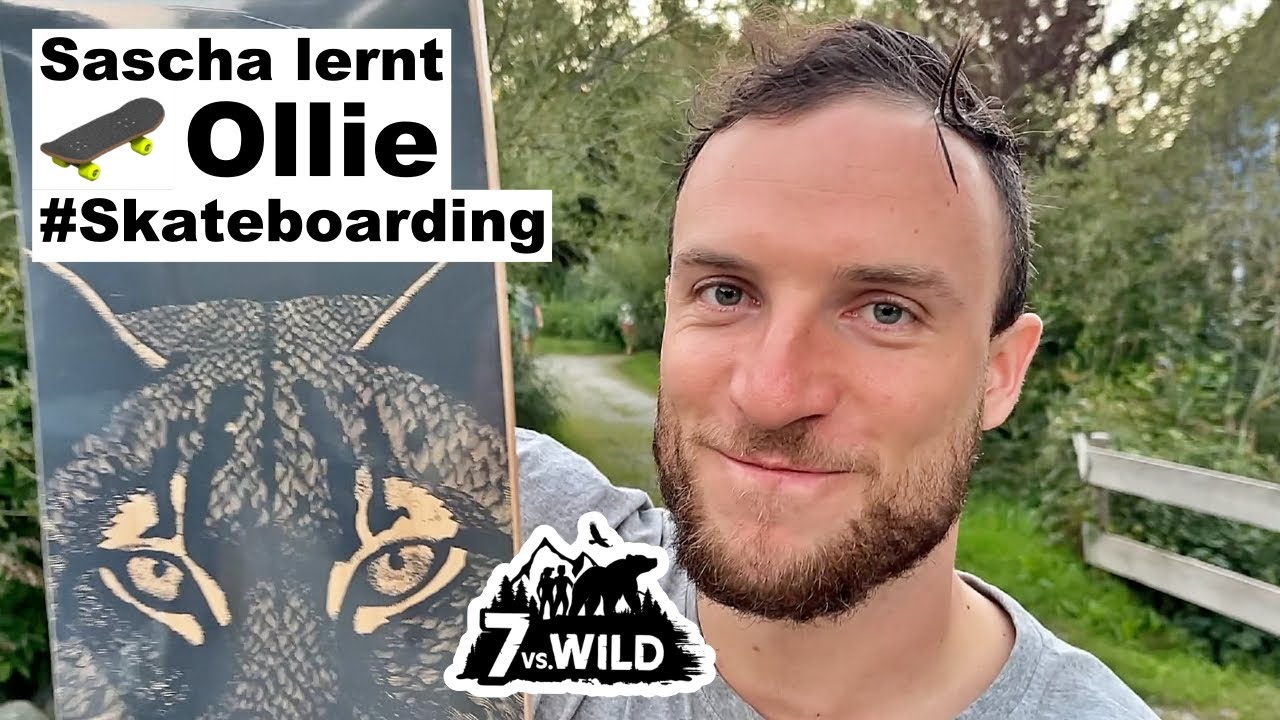 Wird Sascha Huber den Skateboard Trick Ollie lernen? Privatstunde mit TomCat 