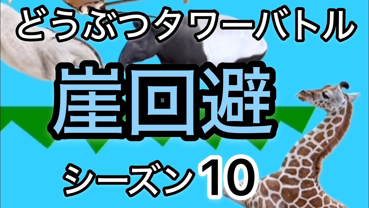 【どうぶつタワーバトル】崖回避集シーズン10