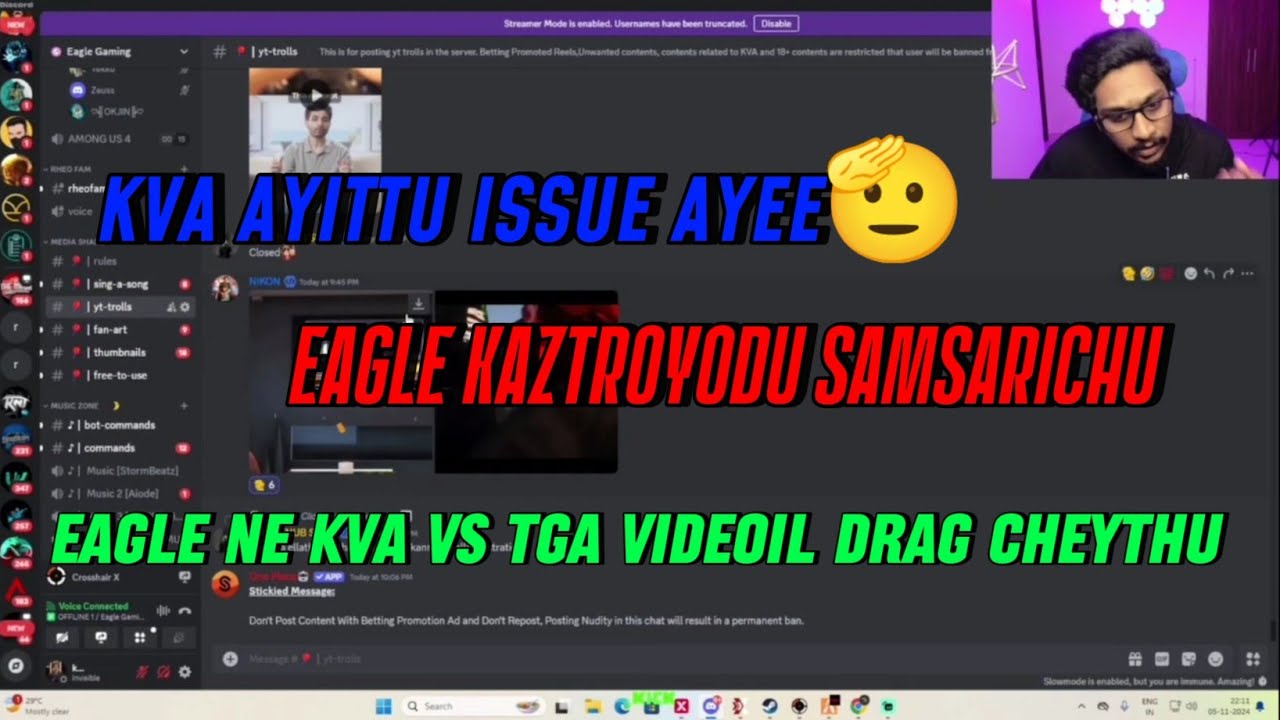 KVA AYITTU VEENDUM ISSUE AYEE #tva #eaglegaming #blindrebel #kva #kaztro #kaztrogaming #gta #rp