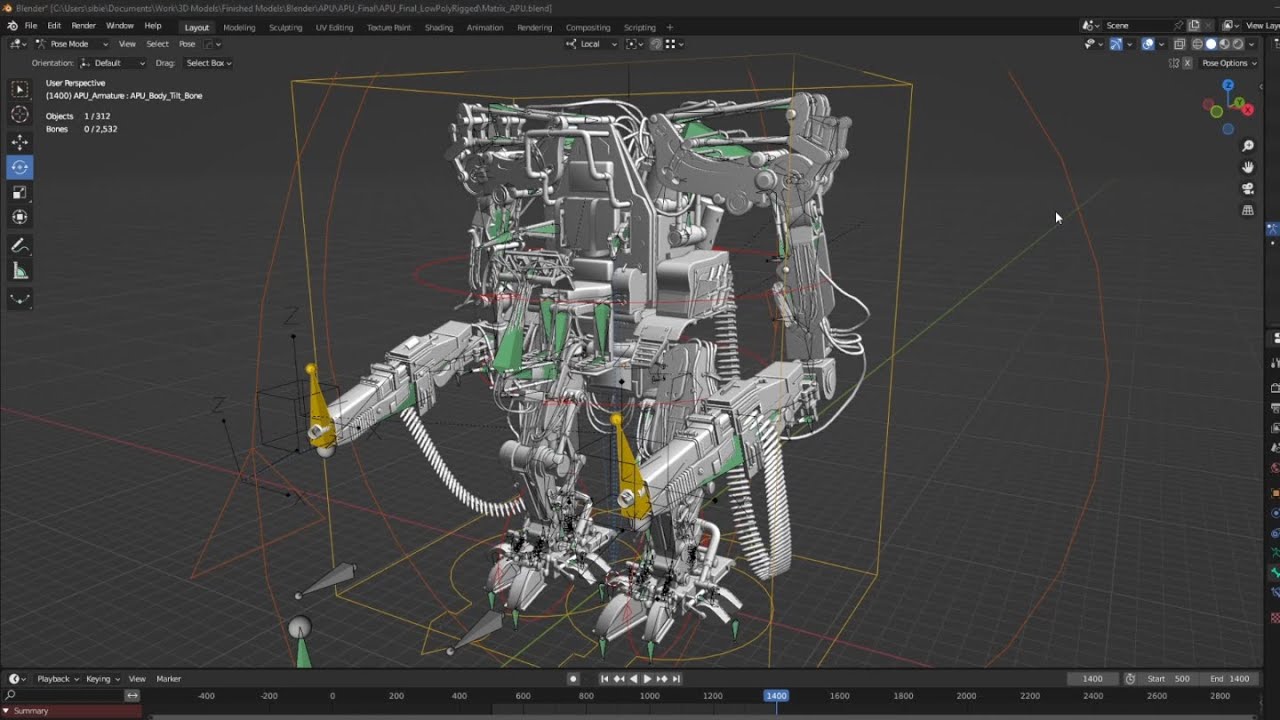 Matrix APU - Animation rig breakdown