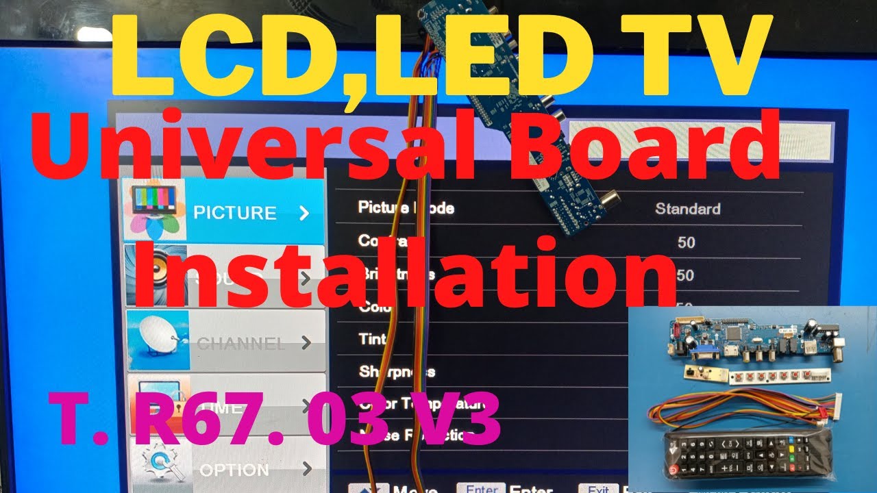 T.R67.03 Universal Board Installation | Universal card में कैसे लगाएं