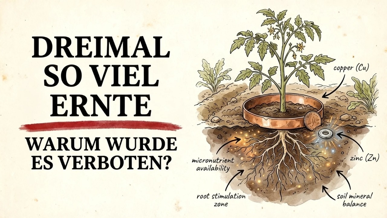 Ein alter Penny verdreifacht Ihre Ernte – Warum ist diese Wissenschaft „verboten“?