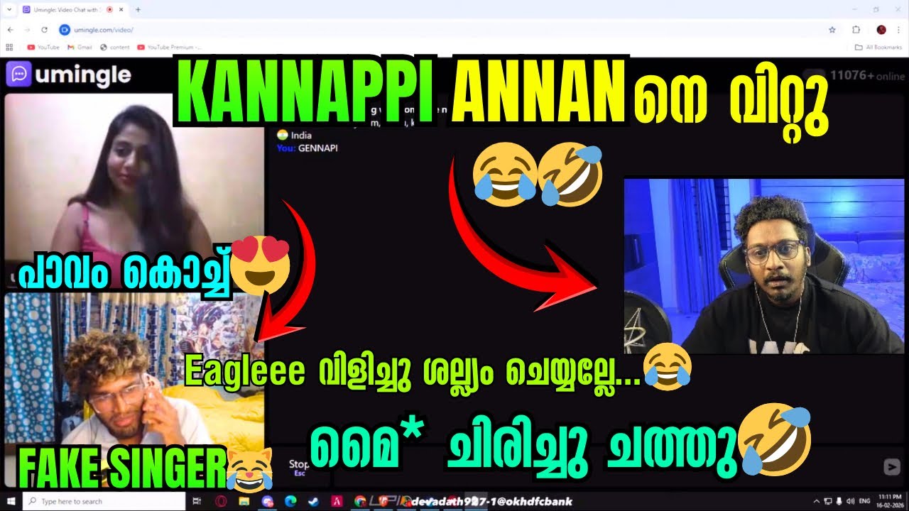 KANNAPPI Umingleൽ Vasu Annanനെ വിറ്റു🤣പാവം കൊച്ച്😍എല്ലാം വിശ്വസിച്ചു😹FAKE SINGER😜ചിരിച്ചു ചത്തു🤣#tva