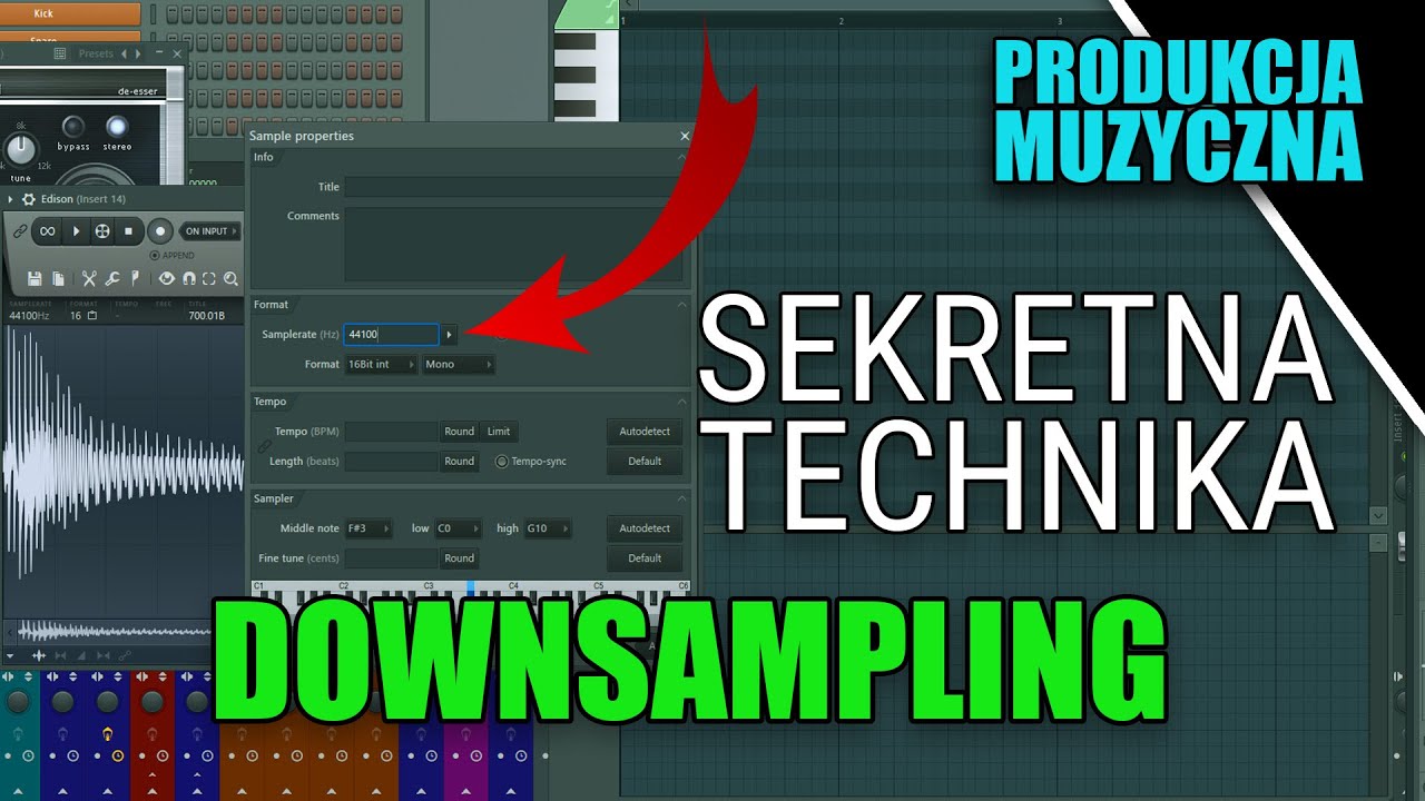 SEKRETNA TECHNIKA producent&oacute;w muzycznych - DOWNSAMPLING