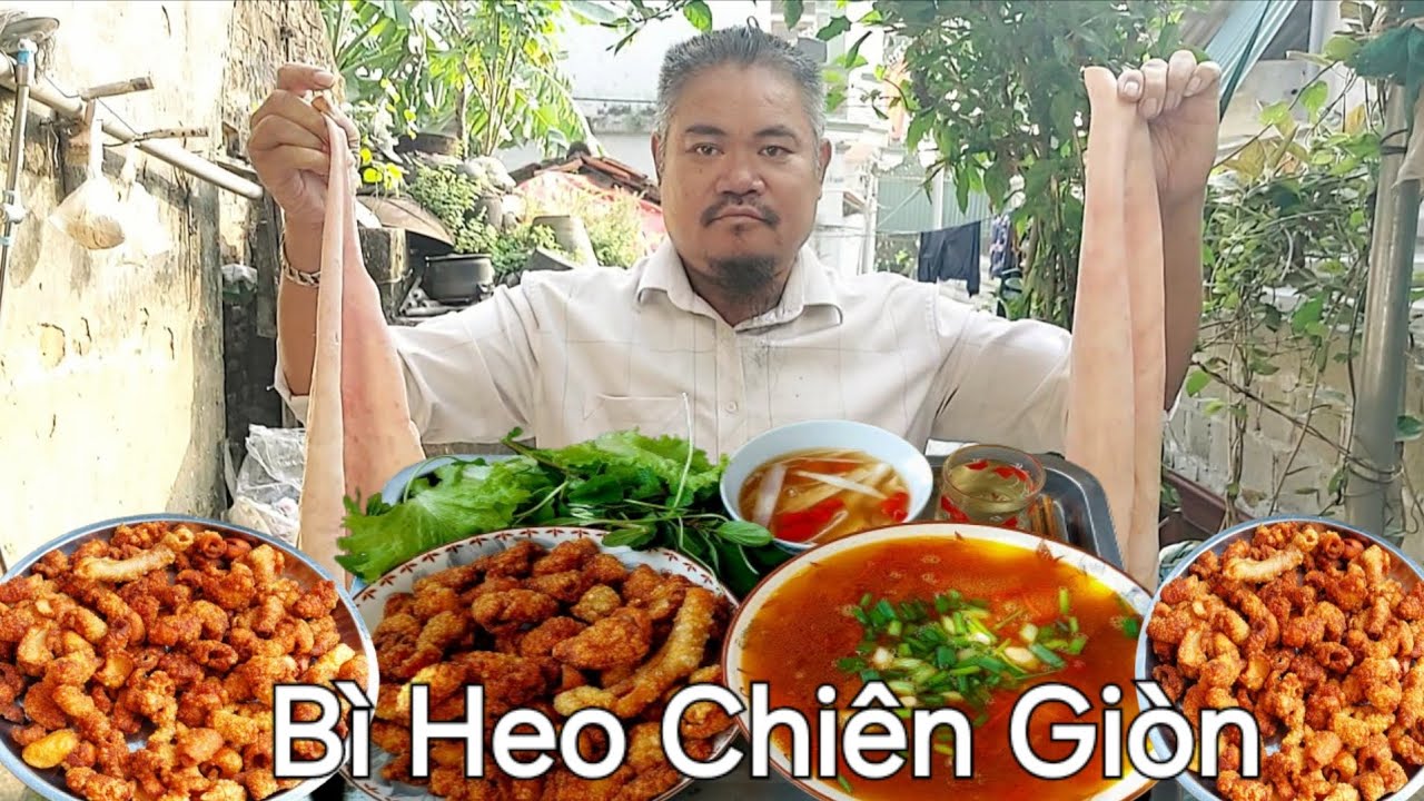 Bì Heo Chiên Giòn.Béo Ngậy | Nguyễn Ngọc Biển HN