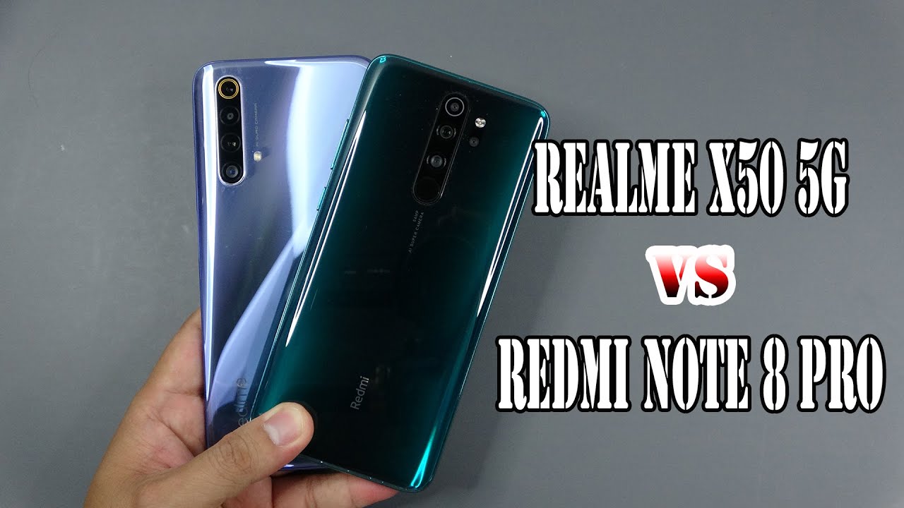 Realme X50 5G vs Xiaomi Redmi Note 8 Pro | SpeedTest and Camera comparison