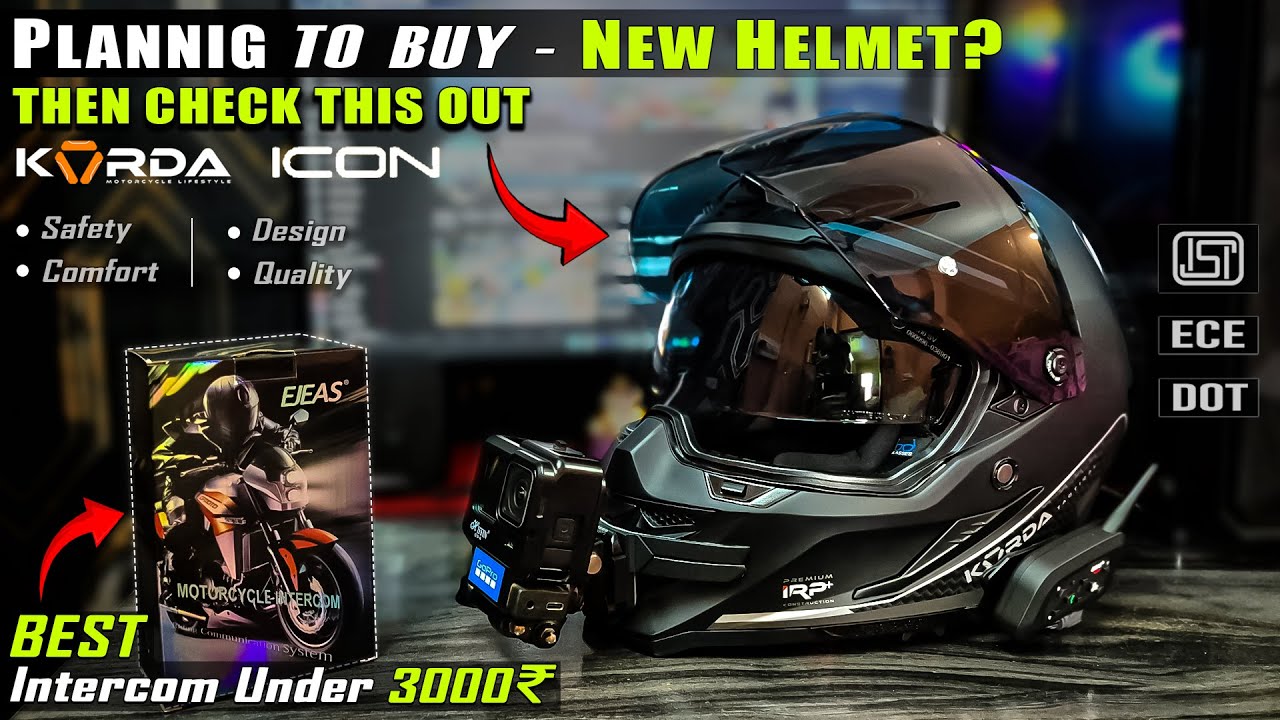 🔥 The BEST Motovlogging Helmet I’ve Ever Seen!  | Bought EJEAS Helmet Intercom | #helmet #2025