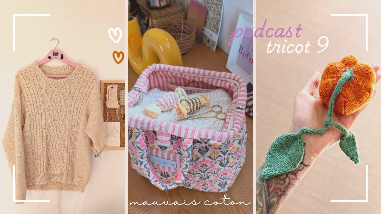 podcast ~ 9  🎄 : un sac à projet, quelques cadeaux et décos de Noël et un salon de la laine !