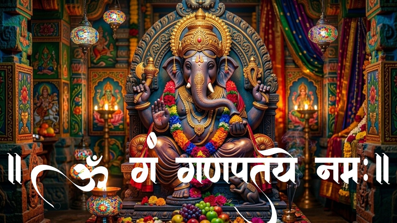 Wednesday Special ॐ गण गणपतये नमो नमः | Om Gan Ganpate Namo Namah | Ganesh Mantra |