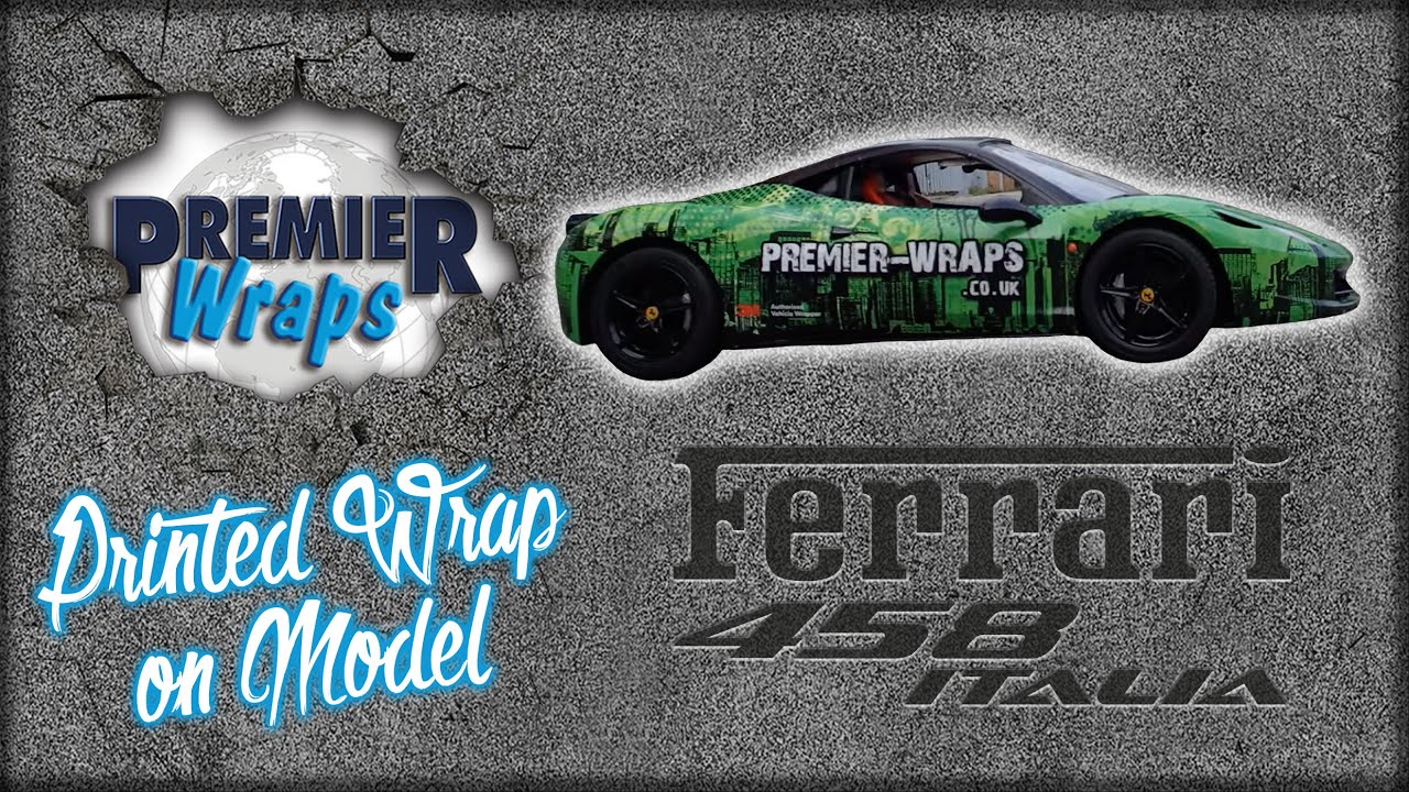 Awesome Double Ferrari 458 Italia Car Wrap with a difference!