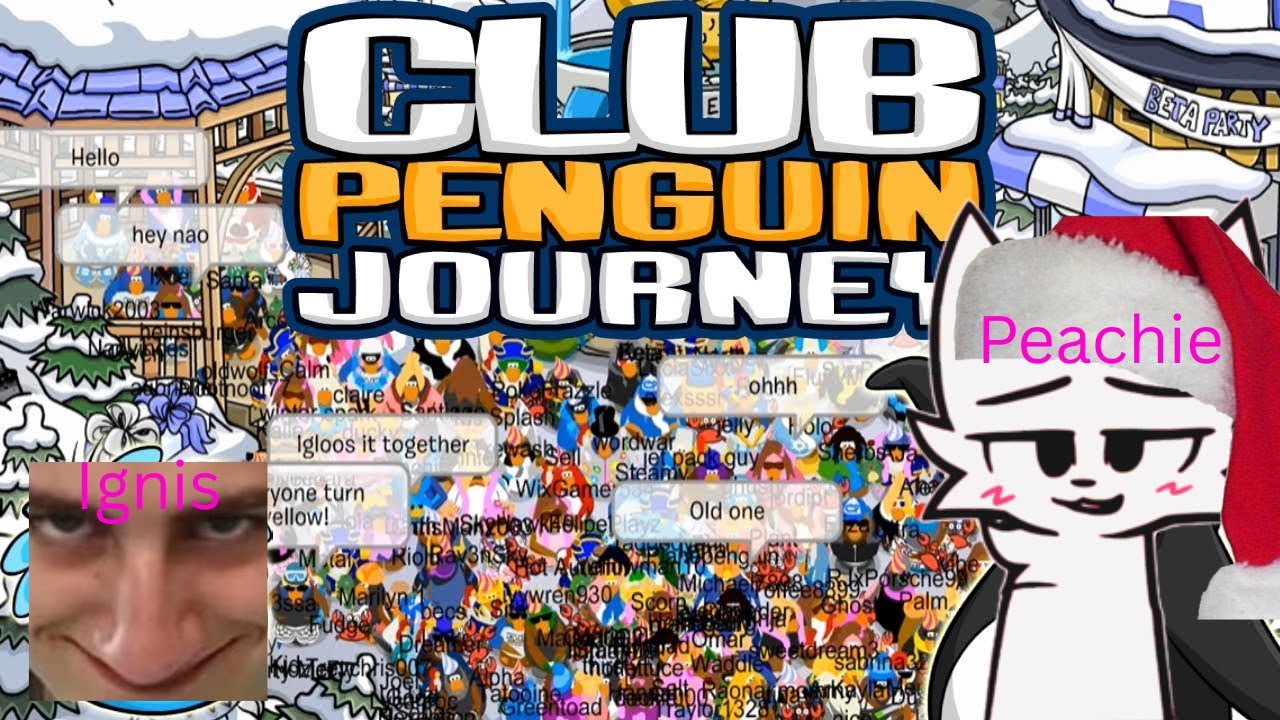 Christmas Eve stream! Femboy Plays Club Penguin Journey for the first time!
