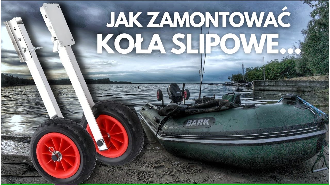 Jak zamontować koła slipowe w pontonie| Poradnik