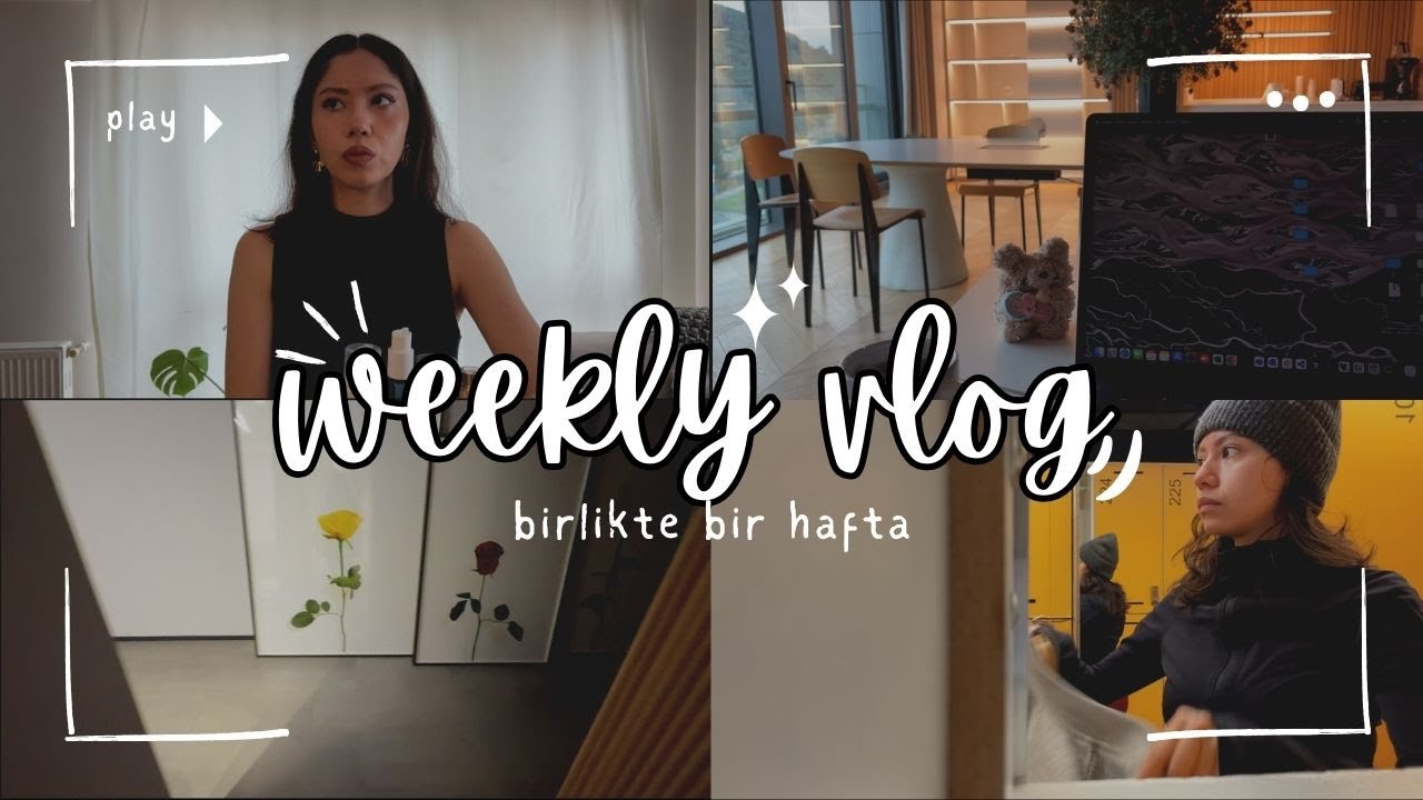Yılın son haftası, biten ürünlerim, cilt bakım rutini | Weekly Vlog #8