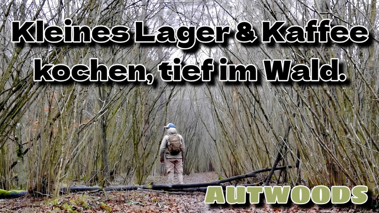 Kleines Camp & Kaffee kochen, tief im Wald. #coffee #kaffee #outdoor 