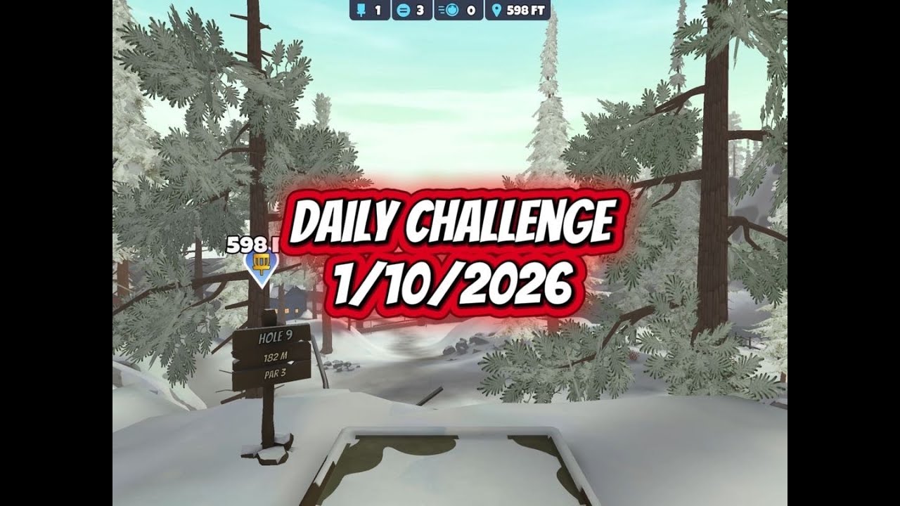 Ежедневное задание, 10.01.2026, 1-е место (совместно): Disc Golf Valley