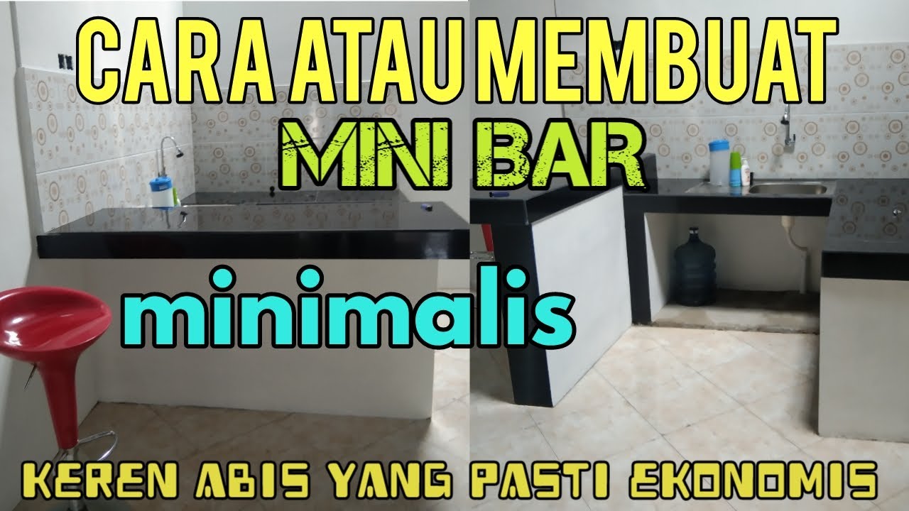 proses/cara membuat minibar minimalis ll🔴the process of making a minimalist minibar #JBMUDA