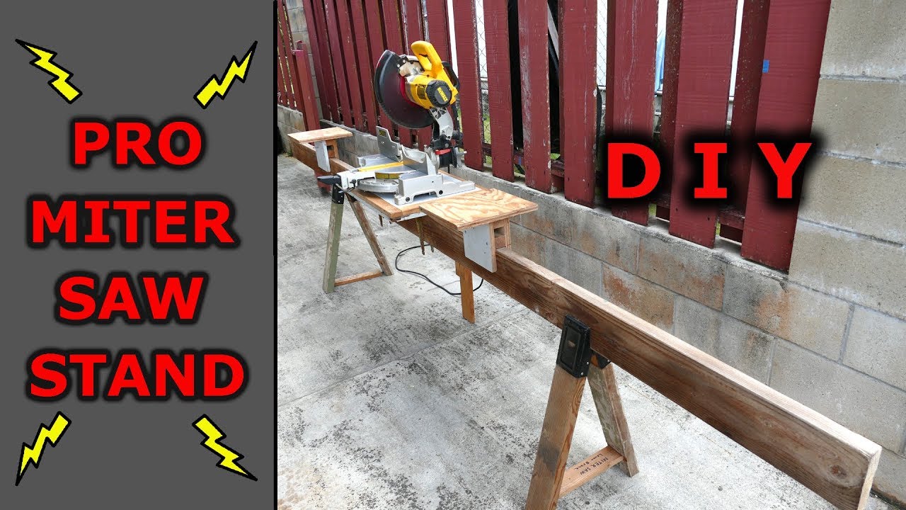 Pro DIY Miter Saw Stand