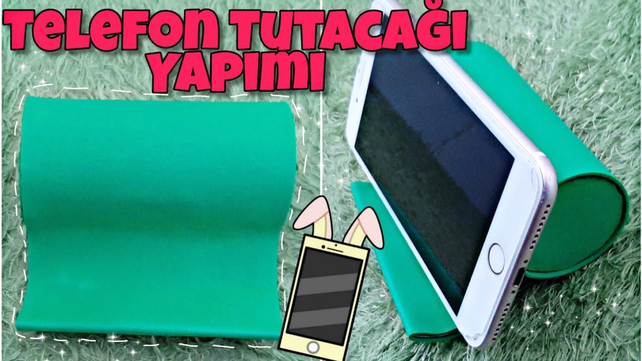 Tuvalet Kağıdı Rulosundan Telefon Tutacağı Yapımı.