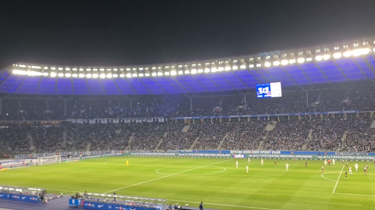 Hertha BSC 2-2 Karlsruher SC | Wechselgesang - Gute Freunde Kann Niemand Trennen #BSCKSC