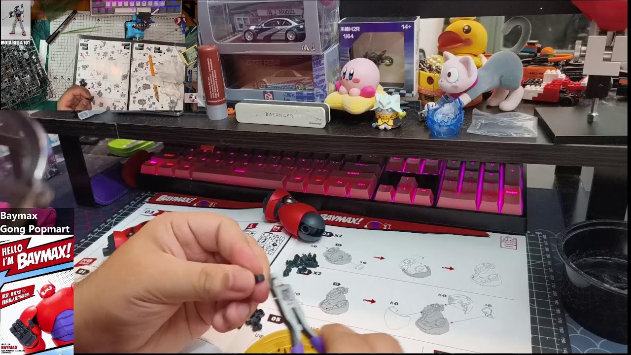 Baymax Model Kit | Weekly Group Build & Caricature Saturday w/ Scorpionork!