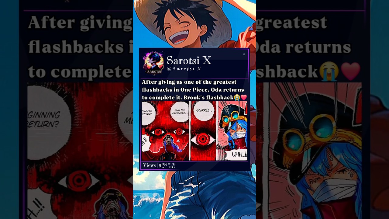 What is Brook&rsquo;s connection to Gunko?💀 chapter 1173 #brook #gunko #imu #oda #onepiece