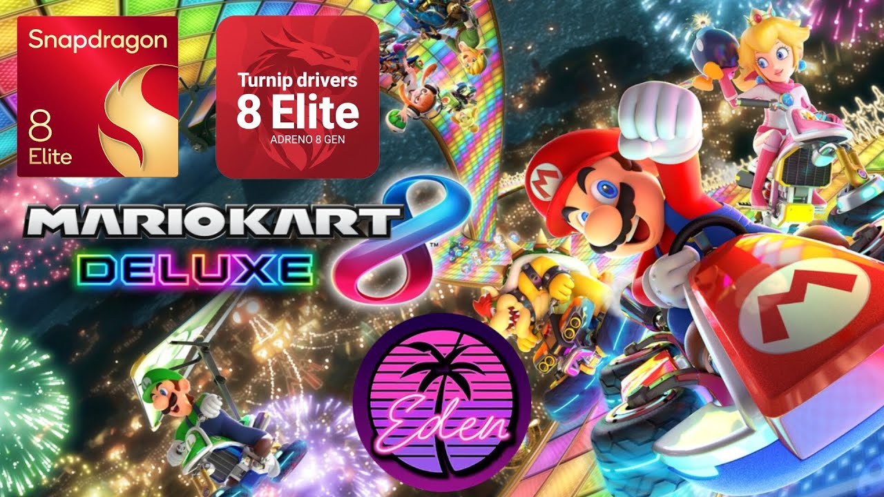 Eden Emulator - Mario Kart 8 Deluxe - 8 Elite Turnip support