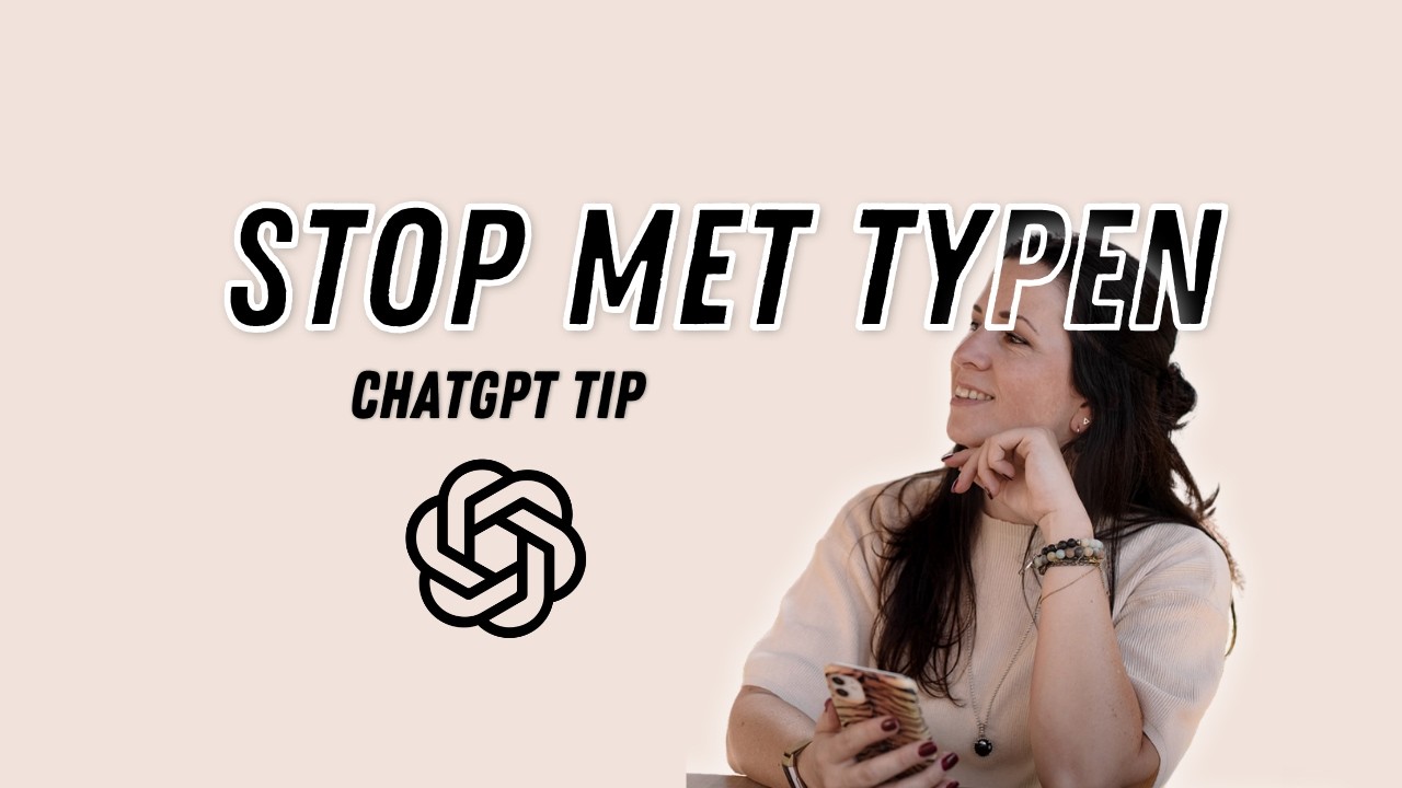 ChatGPT tip: spreek je bericht in (zo klinkt het wél als jij)