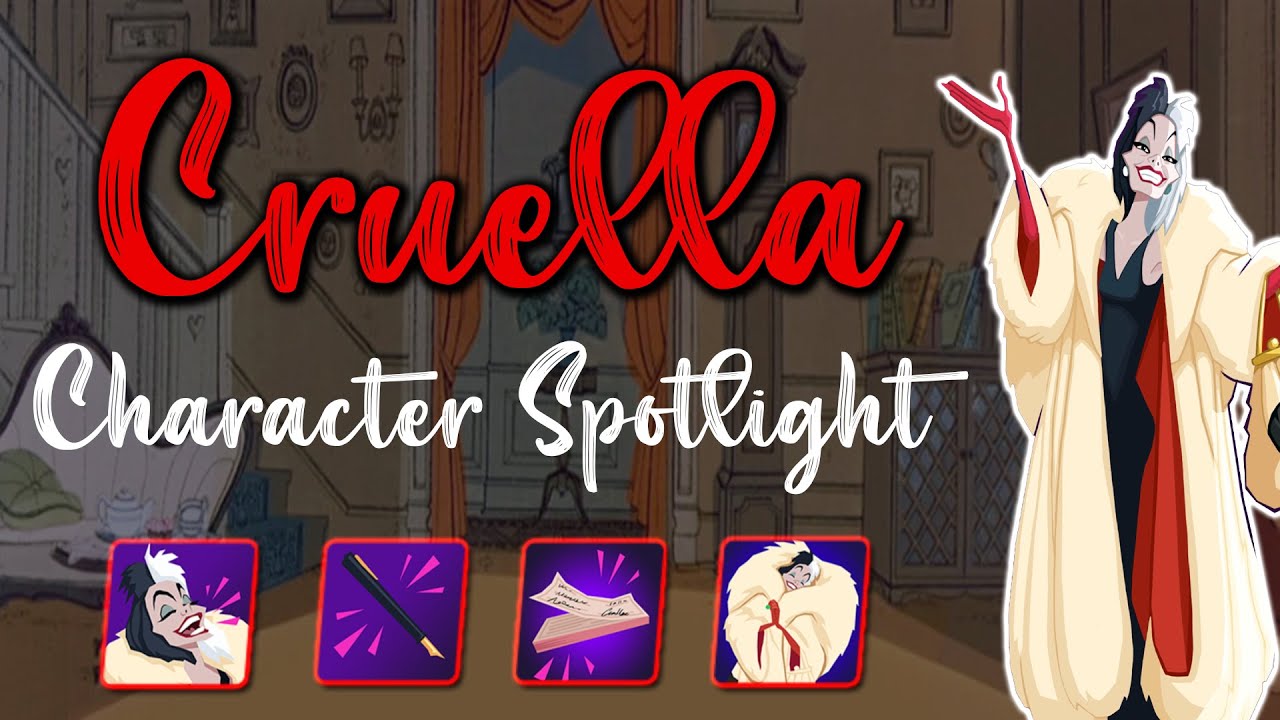 Cruella de Vil Character Spotlight | HUGE Villain Healer and Support | Disney Sorcerer's Arena