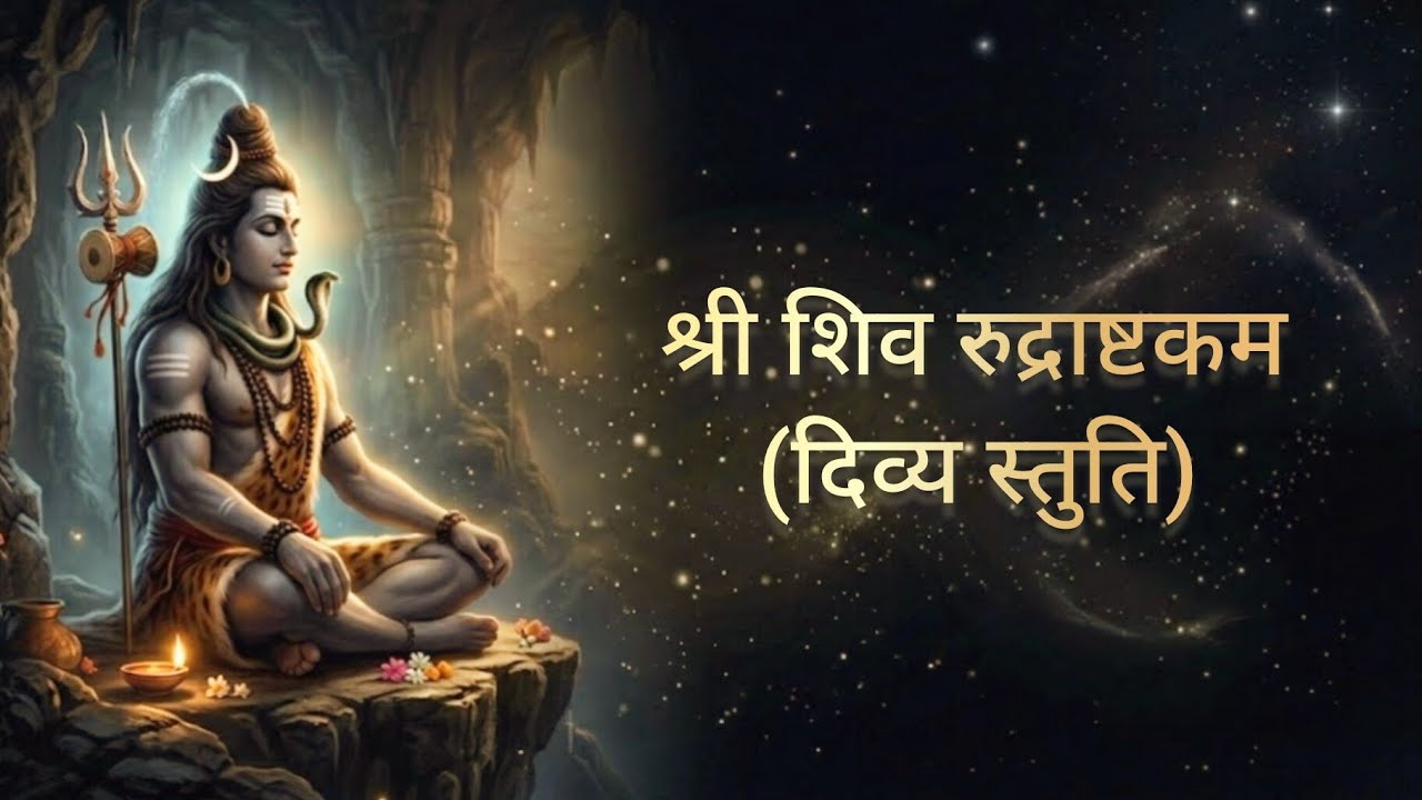 रुद्राष्टकम Peaceful Shiva Stotram Soft Bhakti Meditation Chant