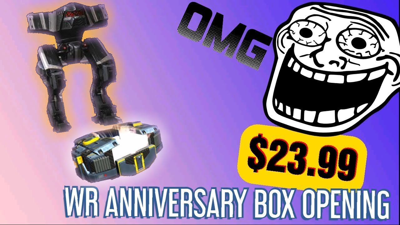 WAR ROBOTS | what will $23.99 get you in WR anniversary box opening | Imperial Hades skin gameplay