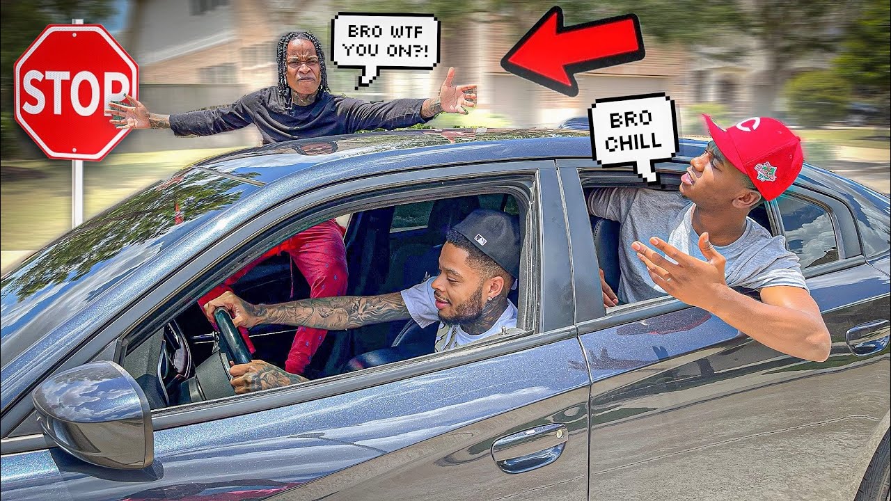 Running Stop Signs While My Friends In The Car Prank! 🫣